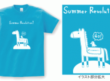「Summer Revolution」Tシャツ